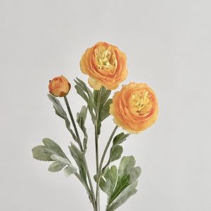 WCYC 3 Head Artificial Flower Rose Peony 50CM Lifelike Artificial Flower Flocking Lotus Simulation Flower Wedding Home Living Room Decoration