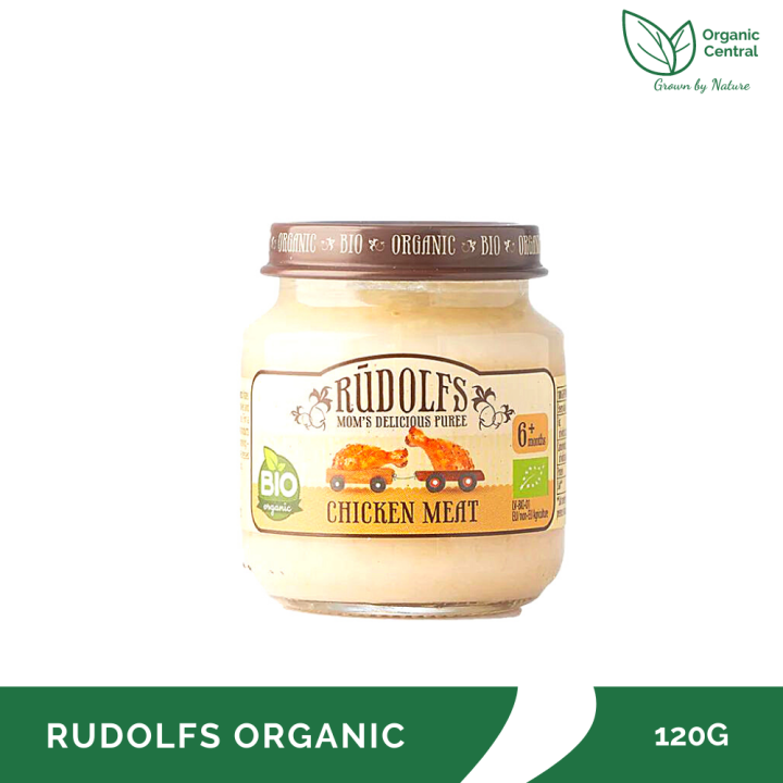 Rudolfs Bio Baby Food BIO RUDOLFS BIO PURED VEGETABLES WITH BEEF 190 Subra