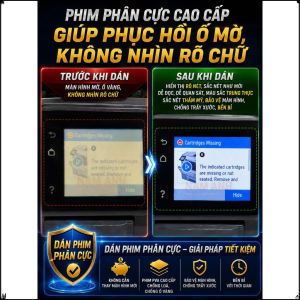 Phim phân cực giúp phục hồi màn hình máy in bị ố mờ không rõ chữ