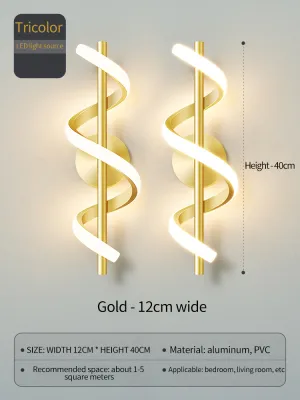 YHLAMP Nordic LED Wall Lights Indoor Design for Room at Night Bedside Lamp Room Decor Christmas Bedroom Ceiling Lights