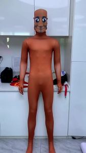 Tung Tung Tung Sahur Cosplay Costumes With Headgear Stick Man Halloween Jumpsuits Cartoon decoration Costume