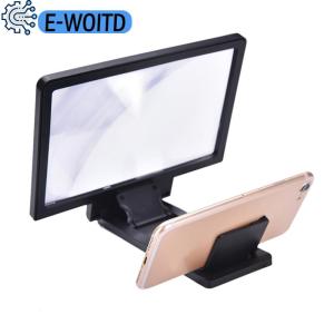 E-WOITD  Mobile Phone 3D Screen HD Video Amplifier Magnifying Glass Stand Popular