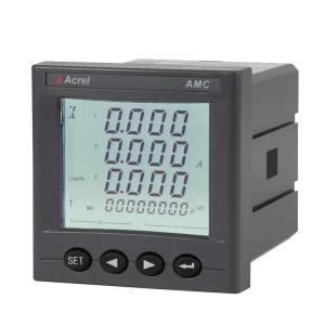 Acrel  3 Phase AMC72L-E4/KC Electric Data Logger Multi Function Dual Energy Measuring LCD Panel Power Meter RS485 Modbus-RTU 220V