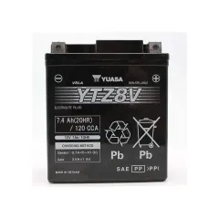 MOTORCYCLE BATTERY YUASA YTZ8V YAMAHA XMAX 300 R3 | Lazada Singapore - View #2