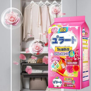 48pcs/pack Japan Moth Balls Rose Fragrance For Clothes Camphor Balls Repellent Closet Deodorizer Insect Repellent Balls