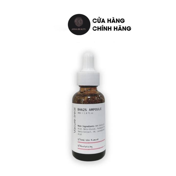 Serum Dung Dịch Loại Bỏ Tế Bào Chết Vacure Treat BHA 2% Ampoule