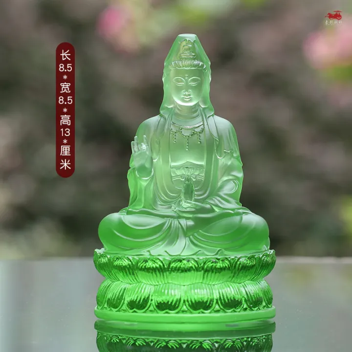 Tượng phật quan âm 22cm tay cầm dải lụa cao (nhiều màu sắc) cao 22cm ...