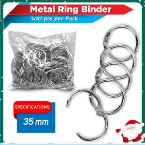 (100pcs) Ring Binder Metal Binding 35mm / Loose Leaf Metal Binding Ring