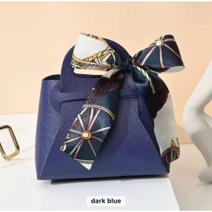 European Wedding Leather Gift Bag Loot Bags with Ribbon Gift Bags for Birthday Gift Packaging Loot Bags for Birthday