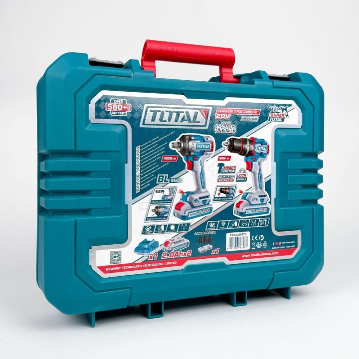 TOTAL%20Tools%202%20Pcs%20Combo%20Kit%20(Impact%20Drill%20+%20Impact%20Wrench)%20TCKLI20286%20-%20Image%202