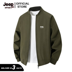 Jeep Spirit Mens Bomber Jackers Baseball Jacket Waterproof Windproof