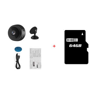 KEBETEME กล้องขนาดเล็ก WiFi กล้อง1080P HDกล้อง IP กล้องวิดีโอไร้สายเห็นได้ชัดในเวลากลางคืนแบบ IR รีโมทเฝ้าระวังขนาดเล็ก