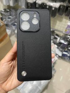 CASE UNTUK REDMI NOTE 14 4G / 5G SILIKON MOTIF KULIT LEATHER VEGAN SOFT CASING HANDPHONE