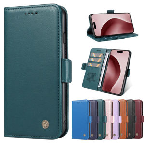 Slim Wallet Casing for iPhone 13 12 11 X XS XR SE 8 7 6 Pro Plus Max 2020 2022 Leather Flip Case Magnetic Card Slots Phone Cover