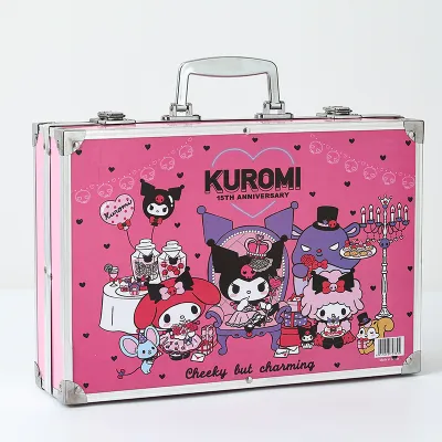 【READY STOCK】Suitcase Box 145pcs Kids Drawing Art Set Unicorn Design Aluminum Case Painting Pen Stationery Set Watercolor Pens Crayon Marker Pencil Drawing Pai