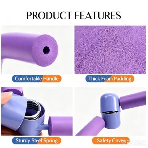 iDECO Thigh Master Muscle Fitness Equipment Thigh Trimmer Leg Exercise Home Gym Yoga Sport Slimming Training