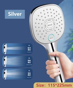 XIAOMl MIJIA High Pressure Shower Head Bathroom Rainfall SKIN SPA 3 Mode Water Saving Shower Faucet Nozzle Bathroom Accessories