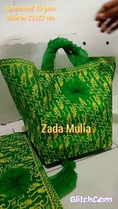 12 pcs Tas Hajatan Sahrini Warna batik Ukuran 22x22x29 cm 40 gsm  parcel tasyakuran unik sembako