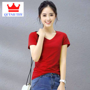 [ Xả Kho Bán Lỗ ] Áo Thun Nữ Cổ Tim Tay ngắn  Trẻ Trung Mẫu Mới nhất ( III )
