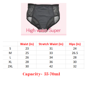 Leakproof Menstrual Panty Prevents Leakage Comfortable & Breathable Eco-Friendly Reusable Odor Control Suitable for periods Postpartum recovery Light bladder leaks Backup protection w/ tampons or menstrual cups Menstrual Panty Leak Proof Napkin
