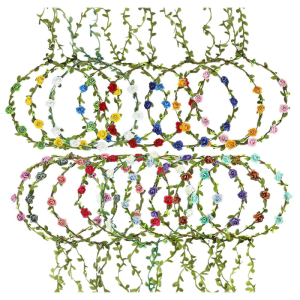 Wreath Wedding Headbands Stage Performances Hairpiece Teen Hair Band Crowns for Bridesmaids Outdoor Ceremonies