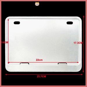 CISWGE กรอบป้ายทะเบียนรถจักรยานยนต์กรอบอลูมิเนียมอเนกประสงค์ที่ยึดป้ายทะเบียน