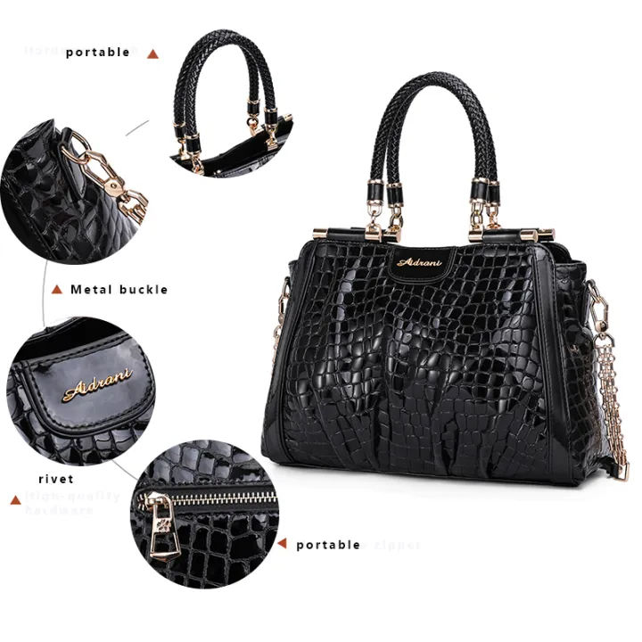 Aidrani%20%20%20New%20Women's%20Crocodile%20Pattern%20Lacquer%20Leather%20Handbag%20High%20end%20Fashion%20Versatile%20Cowhide%20Commuter%20Bag%20-%20Image%205