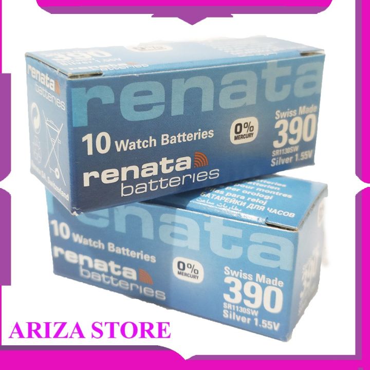 Renata 390 SR1130SW Renata 1130 Original Baterai Jam Tangan