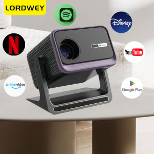 LORDWEY X5Pro 4K Android Home Theater Projector 2+32G 35000 Lumens Auto Focus Keystone Full HD Portable Projector