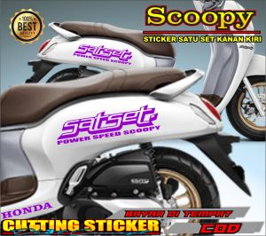 STICKER SCOOPY SATSET STRIPING CUTTING STICKER ALL SCOOPY
