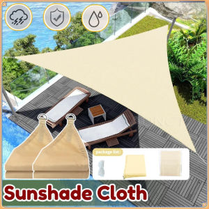 Triangular Sunshade Cloth UV Proof Sun Shade Net Waterproof Camp Pool Courtyard Thick Sun Shade Sail