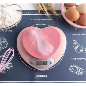 Cân Tiểu Li Điện Tử ABS Hình Trái Tim Hồng Phấn 5kg (hàng Loease cao cấp) Trùm Sỉ Gia Thành