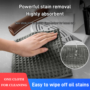 Glass Towel Good Water Stain Resistance Micron Fiber Dish Towel Wipe the Glass Multi-scene Application