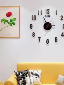 นาฬิกาแขวนผนังแบบไม่เจาะรู นาฬิกาแขวนที่เรียบง่ายและเป็นส่วนตัว