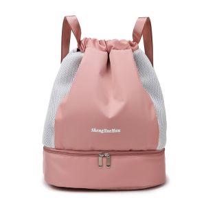 Tas Ransel Backpack Travel Tas Fitness Gym Dengan Tempat Sepatu INJ230