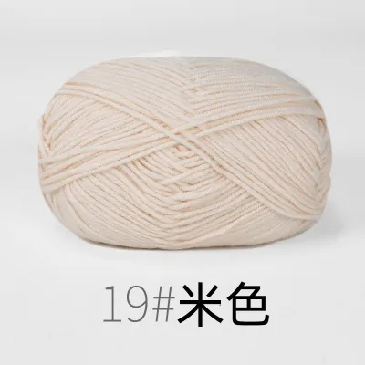 4ply Benang Kait Milk Cotton Yarn 85 warna/ 85 colour 4ply Milk Cotton Knitting Yarn 50g Yarn /yarn