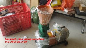 Máy ép cám viên 3 quả lô  lắp sãn sàng 4ly