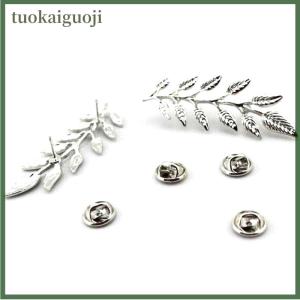tuokaiguoji 1Pair Trendy Suit Shirt Collar Pin Leaf Alloy Brooches Sweater Collar Button For Men Women Daily Fashion Clothing Accessories