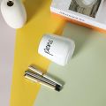 LEEOTYI Ceramic Farmhouse Pen Holder for Desk, Pencil Organizer 16 oz (White). 