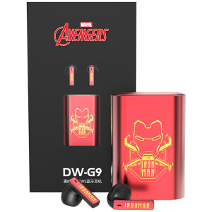 Disney Marvel Bluetooth headphone permainan Esports True Earphone tanpa wayar kelewatan rendah ENC pengurangan bunyi kabin peningkatan automatik
