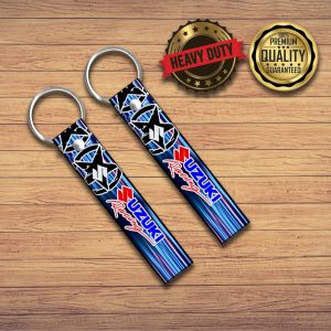 SUZUKI RACING Keychain Motorcycle Design Key Holder Key Chain Holder Personalized Keychain Hook Ring for Motorcycle
