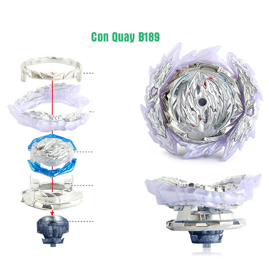 📌 Đồ Chơi Con Quay B189 Kèm Tay Quay | Con Quay BEYBLADE B189 | Lazada.vn