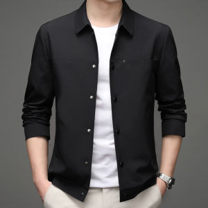 Áo khoác nam áo khoác kaki cúc bấm kiểu dáng đơn giản nhẹ nhàng không kém phần sang trọng H55