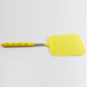 FF Pemukul Lalat Stainless Steel Pembasmi Lalat Kreatif Pemukul Lalat Nyamuk Desain Teleskopik COD