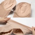 Women Backless Bra Bralette Bodysuit Shapewear Deep V-Neck Body Shaper Backless U Plunge Thong Shapers Pakaian Dalam + Celana Dalam. 