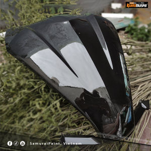 Gói Combo Sơn Samurai màu đen bóng 109 đủ quy trình 3 chai (Uch210 - 109 - 128) - Trạm Xe 1368 dễ dàng sử dụng dành cho mọi dòng xe