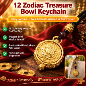JMY - Treasure Pot Zodiac Keychain