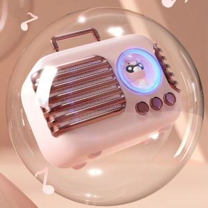Bluetooth Speaker Cute Mini Wireless Small Stereo Retro Outdoor Portable Card Subwoofer