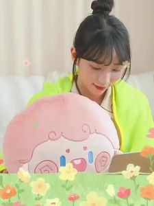 หมอนฟองน้ำผลไม้สร้างสรรค์ ขนาด 38 ซม. สีส้มและพีช พร้อมผ้าห่ม หมอนเดินทางในรถยนต์ ผ้านวมแอร์ ของขวัญวันเกิด ของขวัญวันหยุด