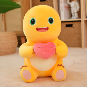 JOJO CASTLE Genuine Cartoon Nailong Milk Dragon Plushies Original Dinosaur Plush Dolls With Heart And Flower Series Christmas Gifts For Kids 奶龙